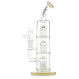 toro glass triple tree green slyme and uv colored water pipe