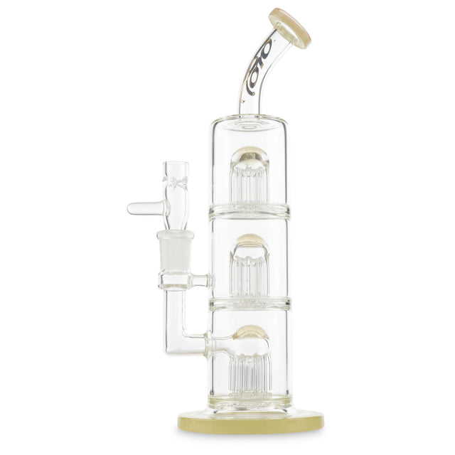 toro glass triple tree green slyme and uv colored water pipe