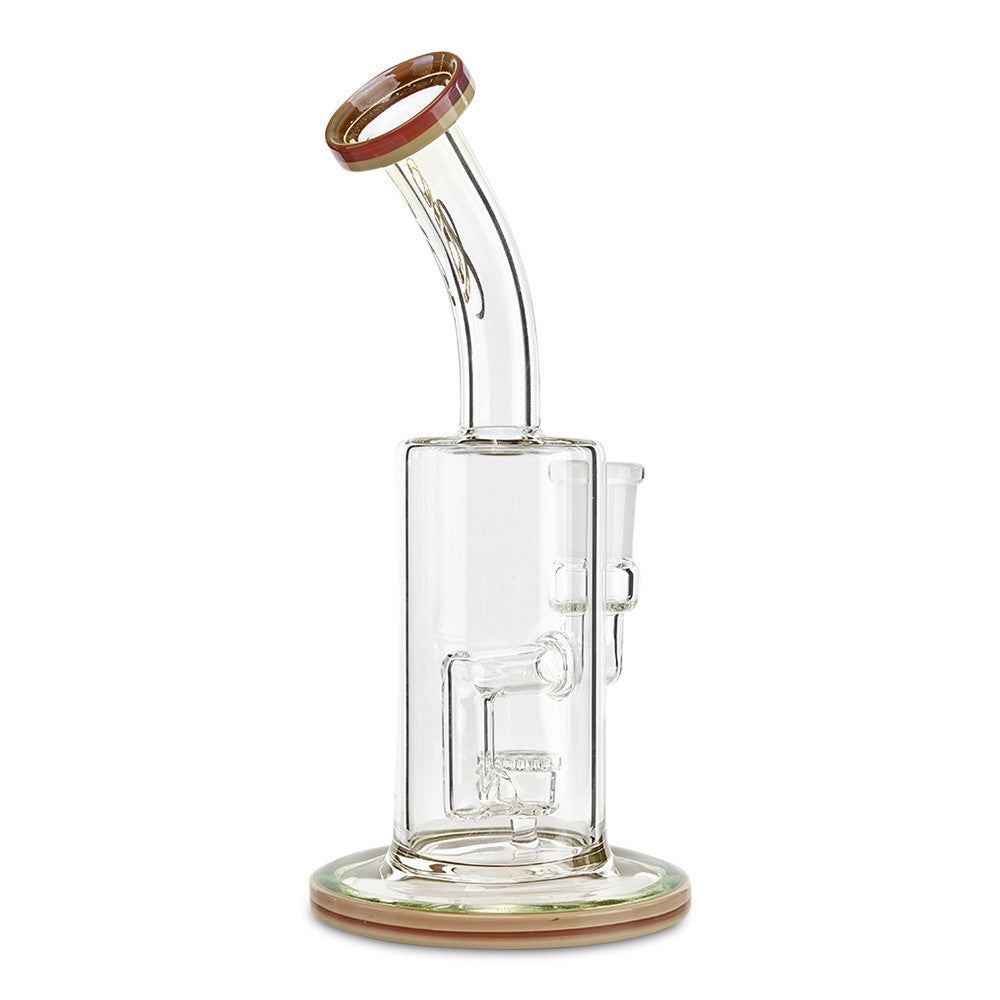 toro glass upwards jet perc with amber and green stardust dab rig online