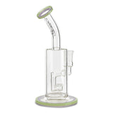 toro glass upwards jet purple lollipop and pastel green pipe by jp toro