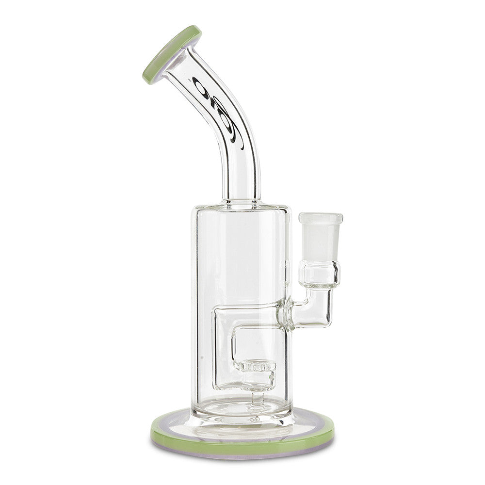 toro glass upwards jet purple lollipop and pastel green water pipe for smoking