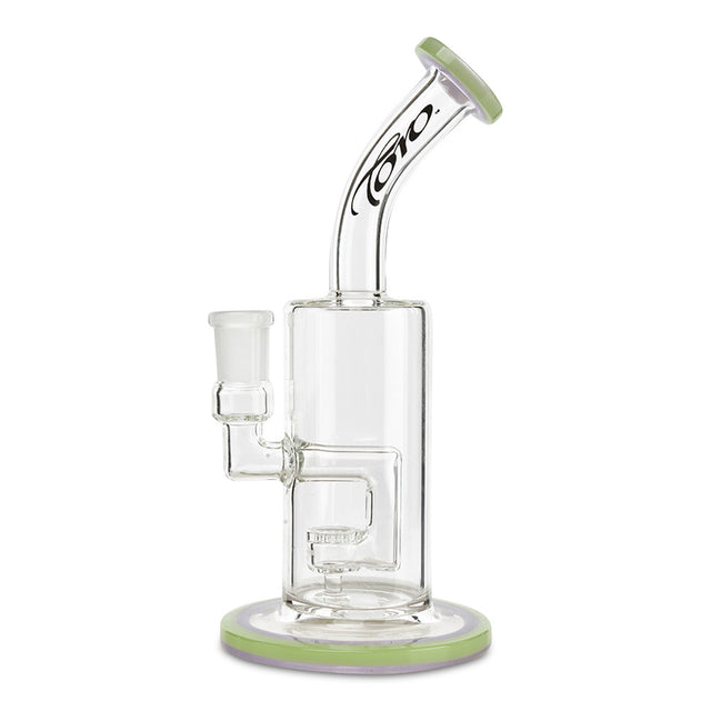 toro glass upwards jet purple lollipop and pastel green dab rig