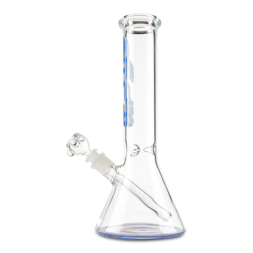 trippy 4/20 leaf bong with 14mm glass bowl and ice pinch