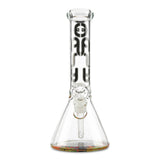 trippy zombie water pipe bong with 14mm glass bowl and downstem