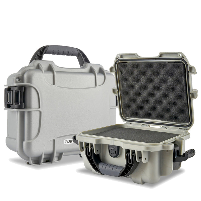 Small Turtle Case in silver