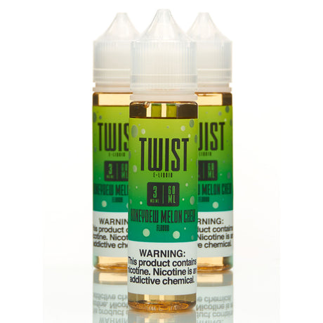 Twist E-Liquids Vape Juice 3mg Nicotine Honeydew Melon Chew Flavor