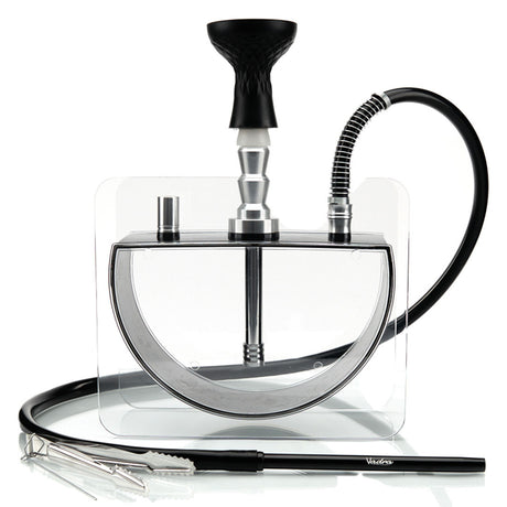 Vadra Liberty Hookah with Acrylic Watertight Panels and Aluminum Screw-on stem