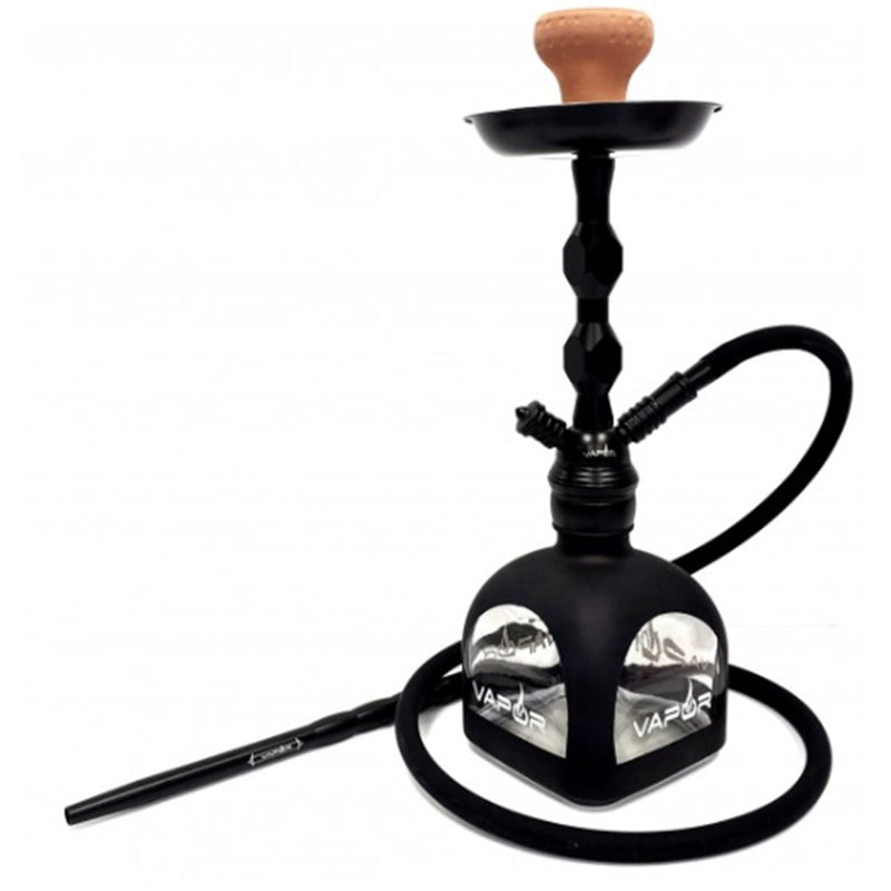 Vapor Lumi Hookah Portable Beginner Hookah Black