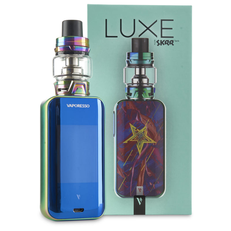 vaporesso luxe 220 watt vape starter kit blue