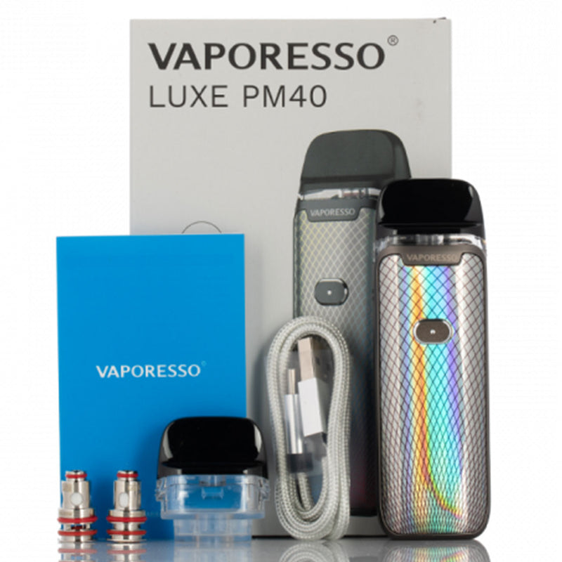Vaporesso Luxe PM40 40 Watt Vaping device with GTX Mesh Coil and Variable Voltage Settings