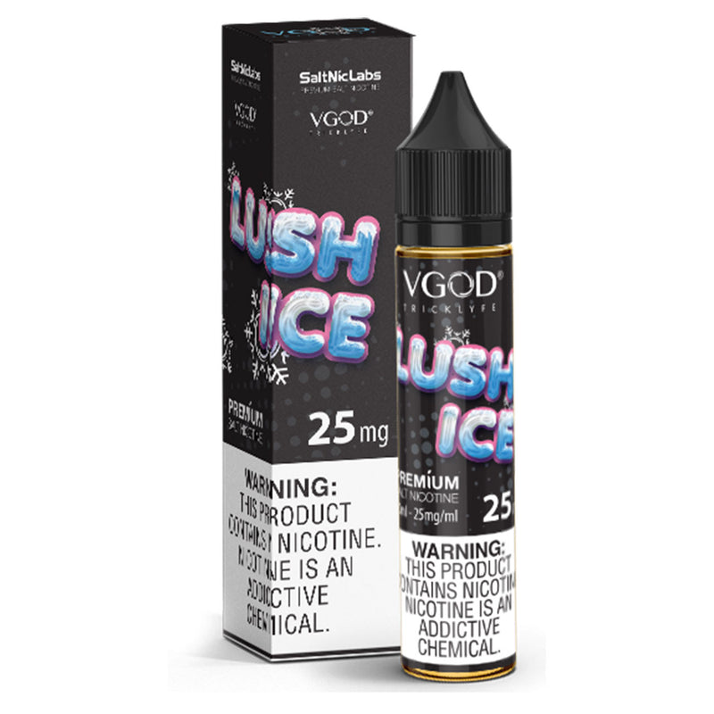 VGOD Vape juice bottle Lush Ice Flavored Vape Juice SaltNic Labs