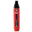 Wulf Vape SX Dry Herb Vaporizer Red Color with LED Panel and Easy Push Button