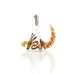 MOB Wig Wag Marble Slide with Horn 14mm 5