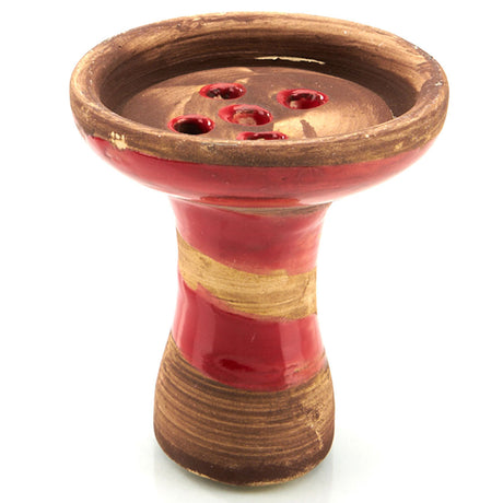 Zahrah Cacao Hookah Bowl Red